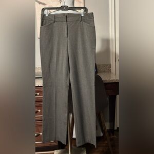 Talbots charcoal gray nice dress pants curvy size 6